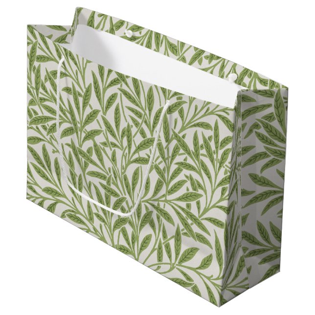 Willow Mönster, William Morris Large Gift Bag (Framsidan Vinklad)