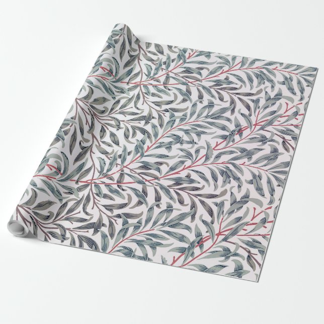 Willow Mönster, William Morris Wrapping Papper Presentpapper (Utrullad)