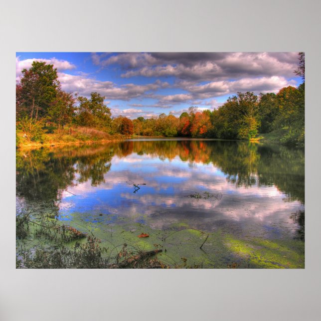 Willow Pond - Cherokee Park Poster (Framsidan)