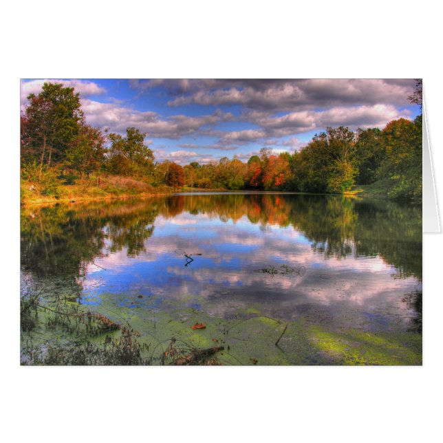 Willow Pond Hälsningskort (Framsidan Horizontal)