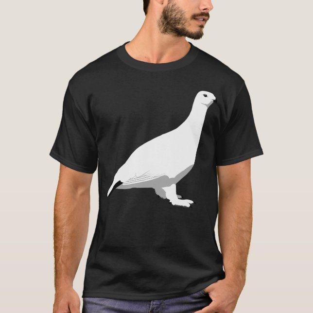 Willow Ptarmigan - Winter T Shirt (Framsida)