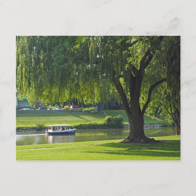 Willow River Boat Vykort (Framsida)