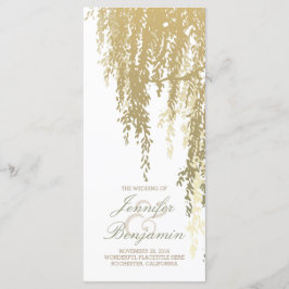 Willow Träd Bröllopsprogrammen Program