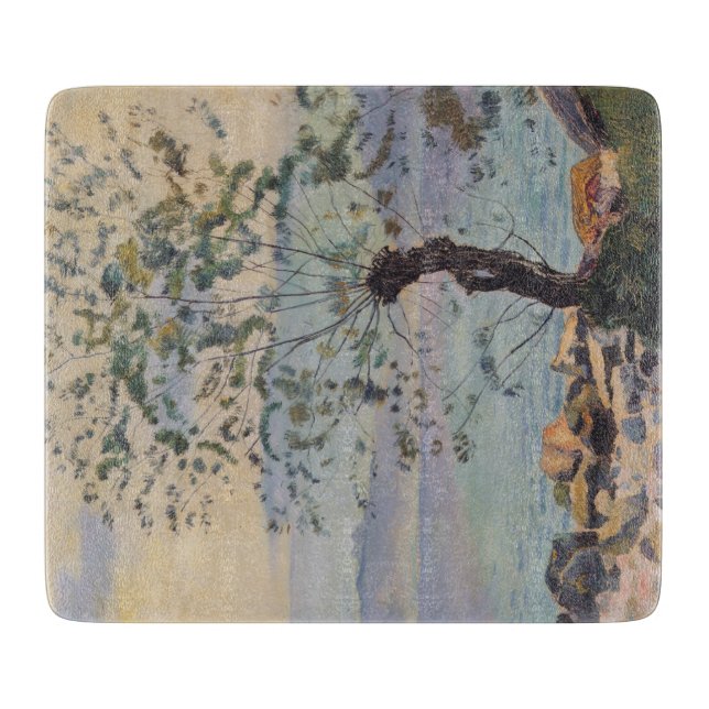 Willow Träd vid Sjö (schweiziska landskapet) (Framsidan)