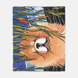 WILLOW VIND - Chow Fleece Blanket