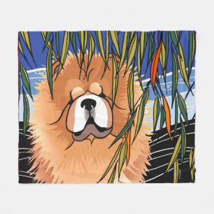 WILLOW VIND - Chow Fleece Blanket