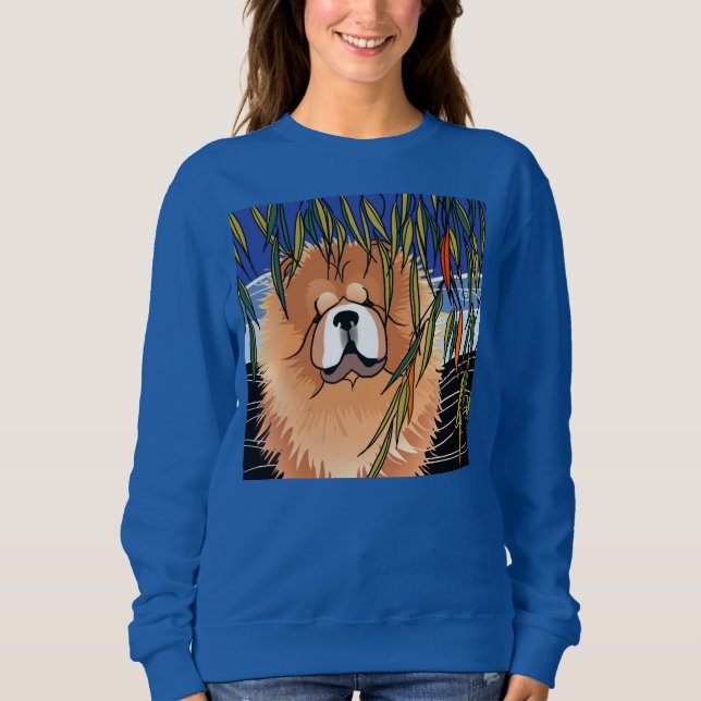 WILLOW-VIND - Chow-vivid print välj stil T Shirt (Framsida)