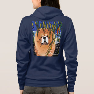 WILLOW-VIND - Skåda med blyblått blixtlås T Shirt