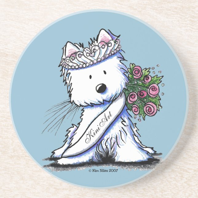 Willow Westie Terrier Underlägg (Framsidan)