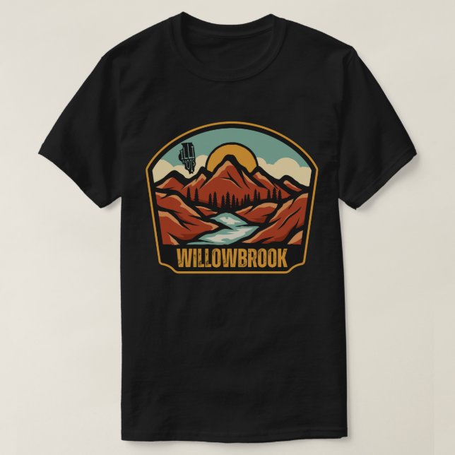 Willowbrook, Illinois T-shirt (Design framsida)
