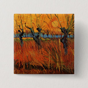 Willows at Sunset av Vincent van Gogh Knapp