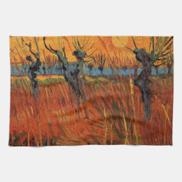 Willows at Sunset av Vincent van Gogh Kökshandduk