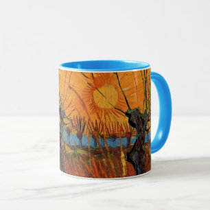 Willows at Sunset av Vincent van Gogh Mugg
