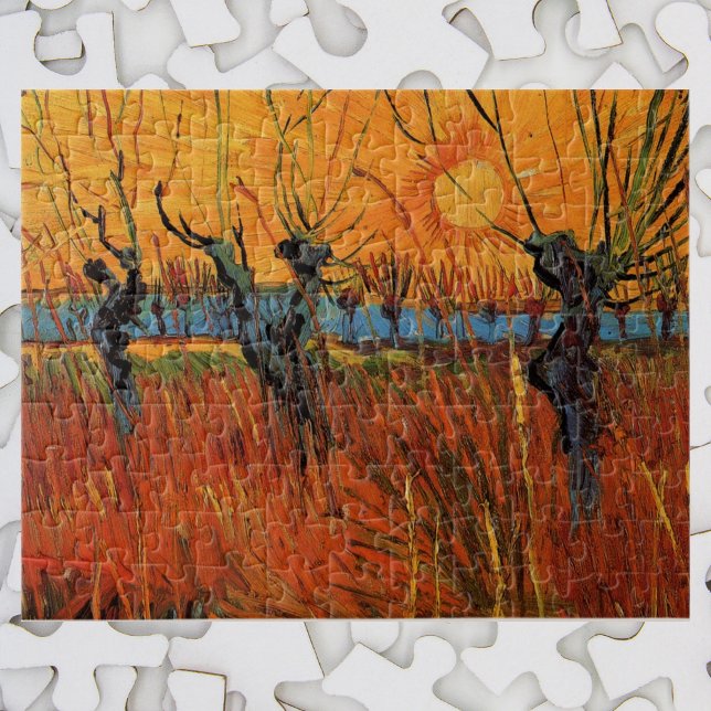 Willows at Sunset av Vincent van Gogh Pussel (Skapare uppladdad)