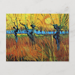 Willows at Sunset (F572) Van Gogh Fine Art Vykort