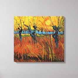 Willows at Sunset,Vincent van Gogh Canvastryck