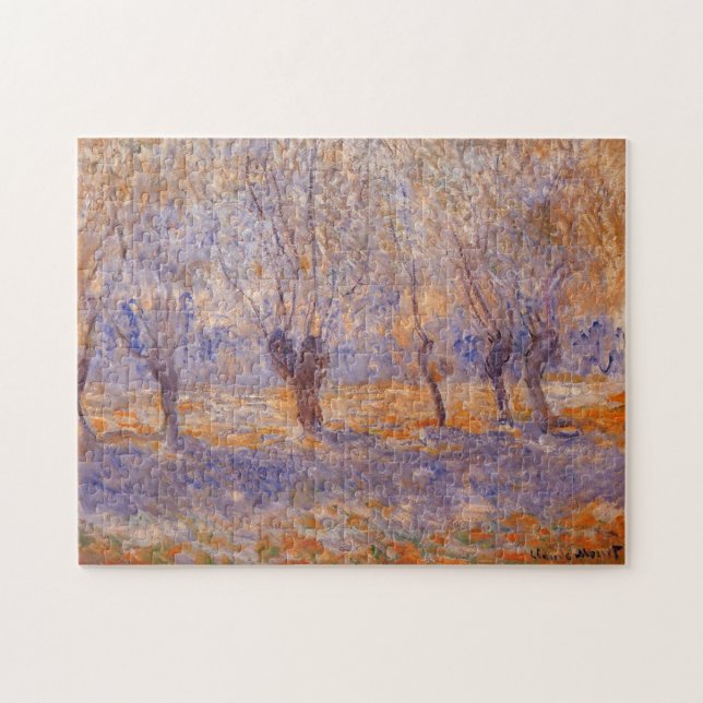 Willows, Giverny Monet Fine Art Pussel (Horisontell)