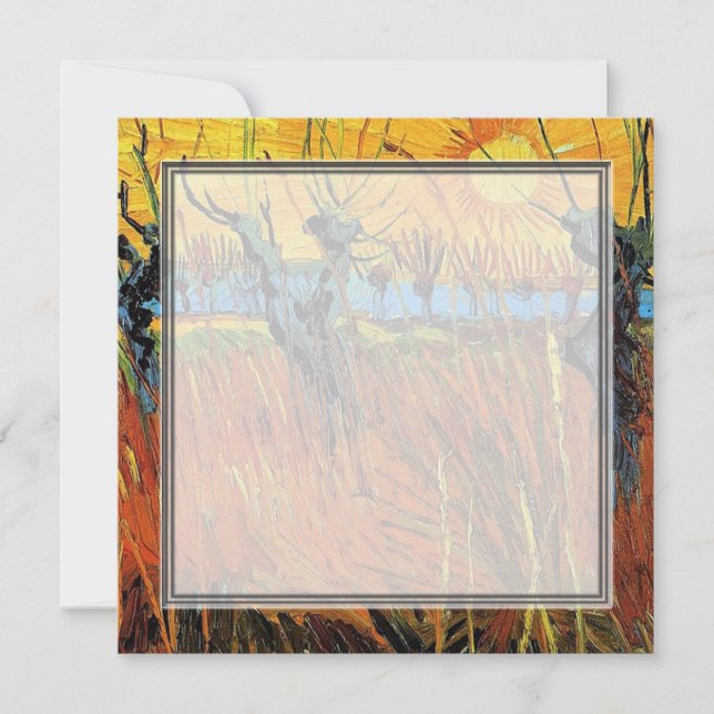Willows på Sunset av Vincent van Gogh. (Framsida)
