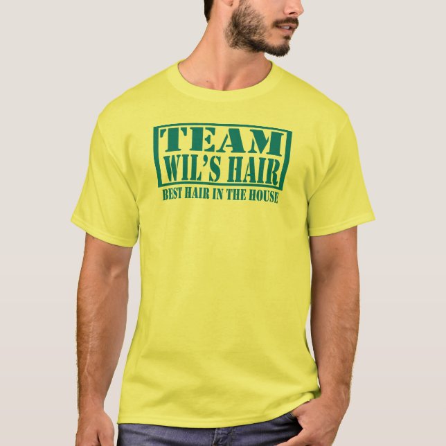 Wills hår tee (Framsida)