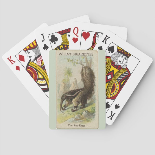 Wills inkasserbara cigarettkort, Ant-Eater Spel Kort (Baksidan)