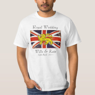 Wills & Kate Royal Bröllop T-Shirt (Basic)