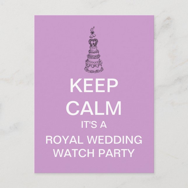 Wills och Kate kunglig bröllopvykort Vykort (Framsida)