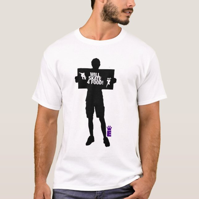 willskate4food tee shirt (Framsida)