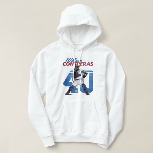 Willson Contreras Retro Hoodie (Design framsida)