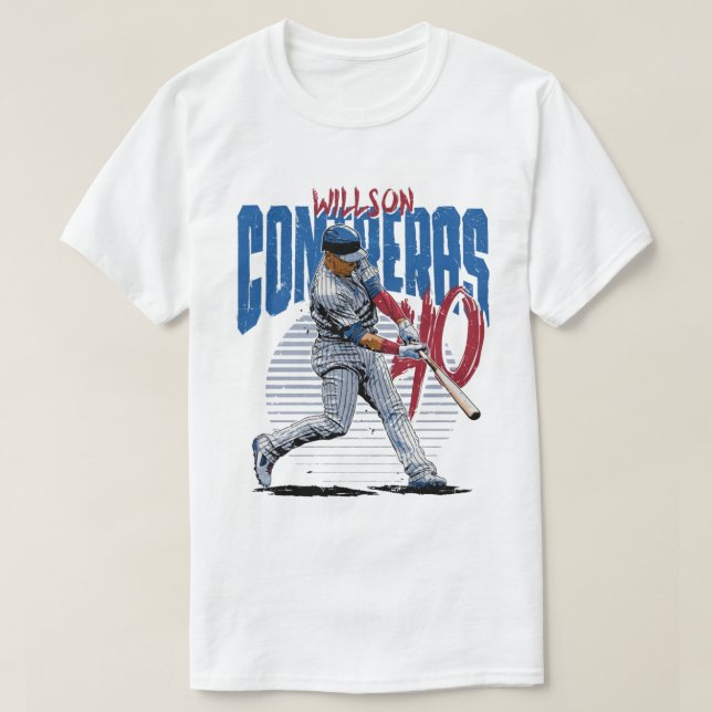 Willson Contreras Stiga upp T Shirt (Design framsida)