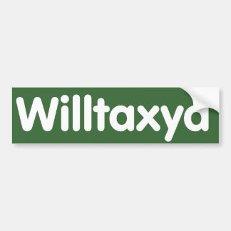 Willtaxya - Wakulla har bytts namn på Bildekal