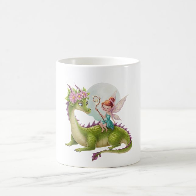 Willy Fairy on Vibrant Dragon Kaffemugg (Center)