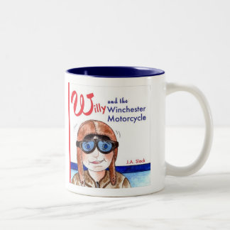 Willy och den winchester motorcykeln Två-Tonad mugg