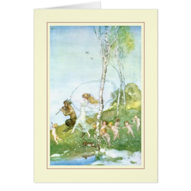 Willy Pogany Hälsningskort (Framsidan)