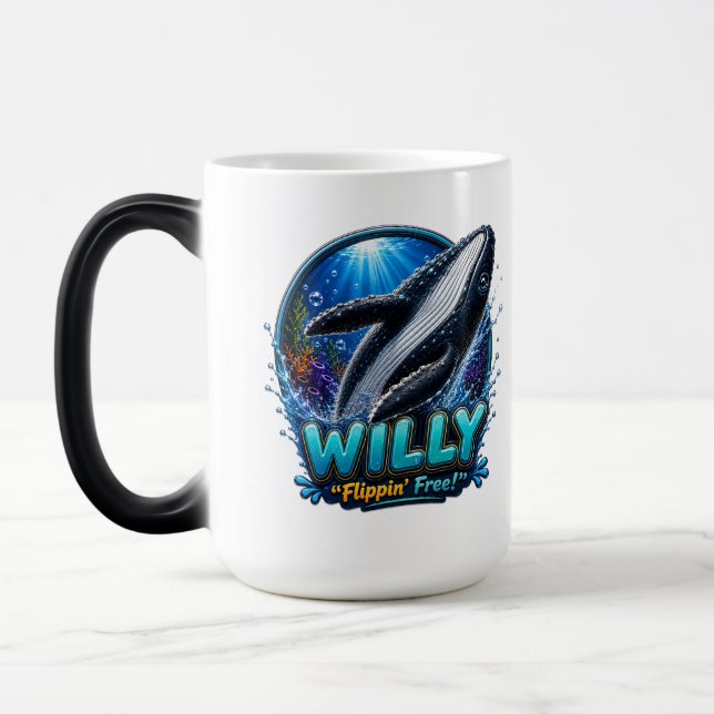 Willy Val – Flippin’ Fri. Roligt Magisk Mugg (Vänster)