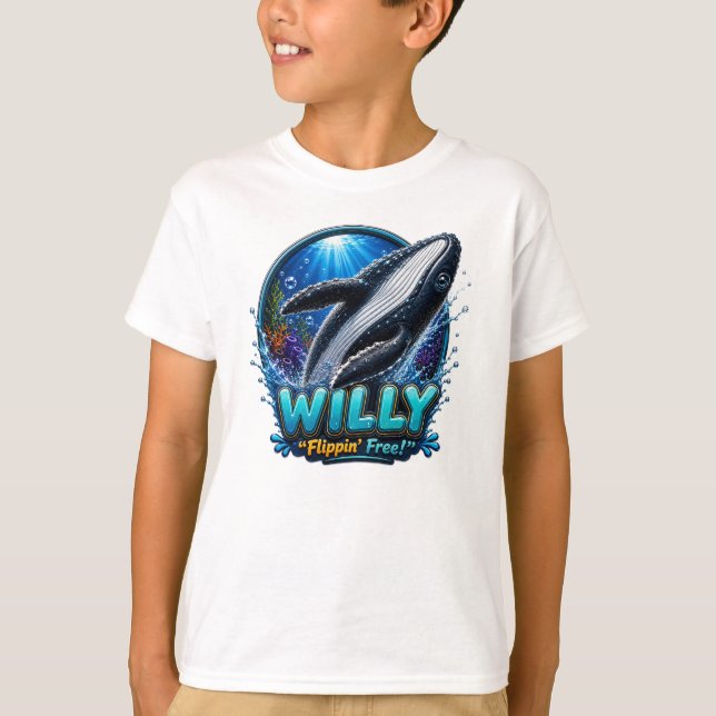 Willy Val – Flippin’ Fri. Roligt T Shirt (Framsida)