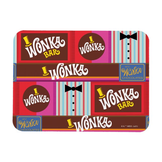 Willy Wonka Candy Mönster Magnet (Horisontell)