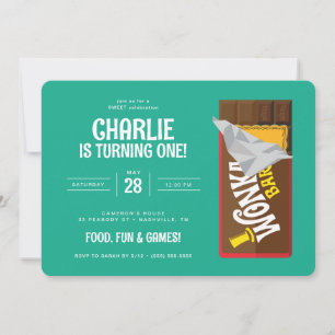 Willy Wonka & Chocolate Factory Birthday Inbjudningar