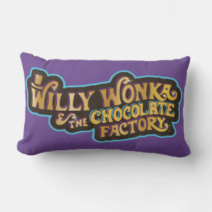 Willy Wonka & Chocolate Factory Logotyp Lumbarkudde