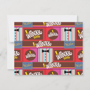 Willy Wonka Godis Mönster Anteckningskort