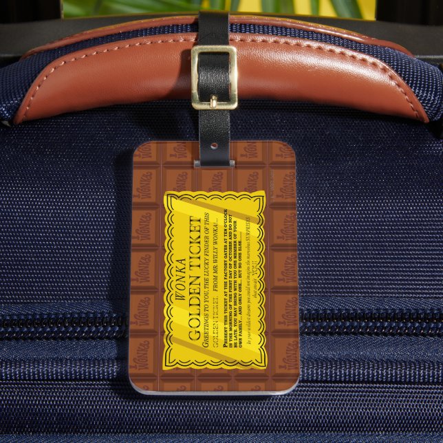 Willy Wonka Golden Biljett Bagagebricka (Framsida Insitu 2)
