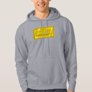 Willy Wonka Golden Biljett Hoodie