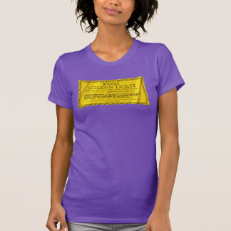 Willy Wonka Golden Biljett T Shirt