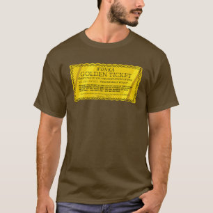 Willy Wonka Golden Biljett T Shirt