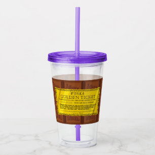 Willy Wonka Golden Biljett Take Away Mugg