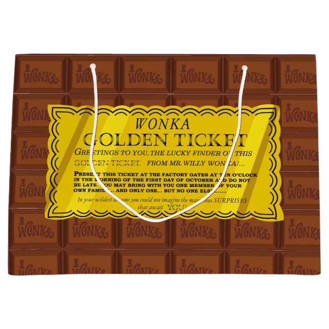 Willy Wonka Golden Ticket (Framsidan)