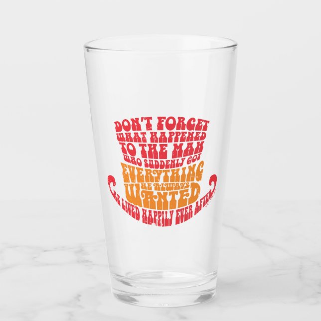 Willy Wonka Hat Typografi Glaskopp (Framsida)