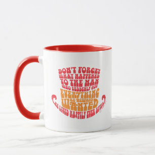 Willy Wonka Hat Typografi Mugg