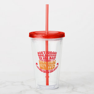 Willy Wonka Hat Typografi Take Away Mugg