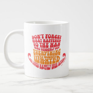 Willy Wonka Hat Typography Jumbo Mugg