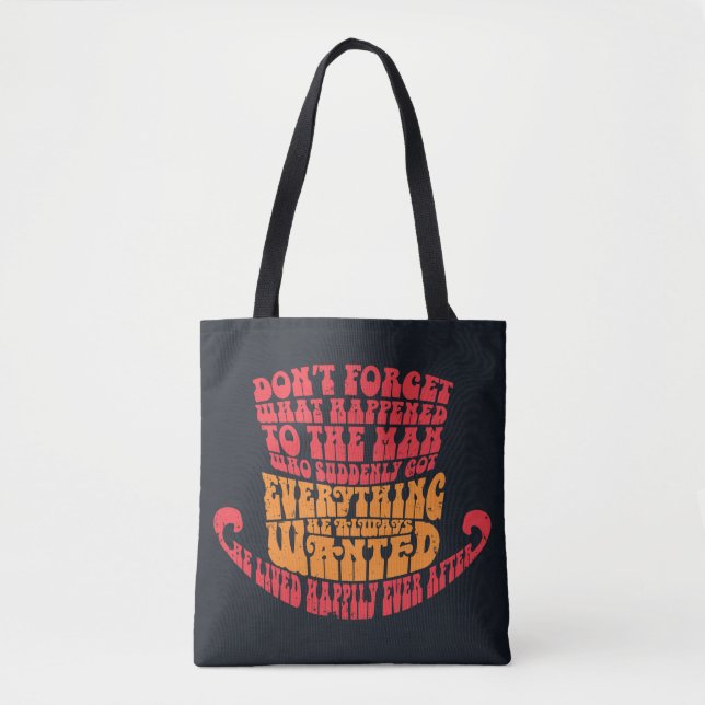 Willy Wonka Hat Typography Tygkasse (Framsida)